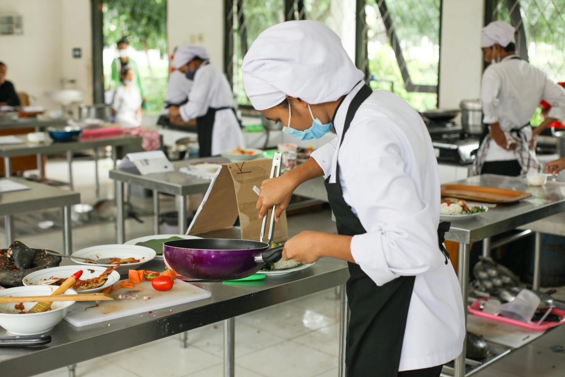 Cooking demonstration