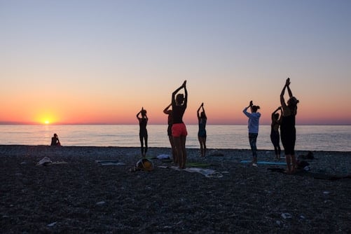 Private Yoga on Oniru Beach